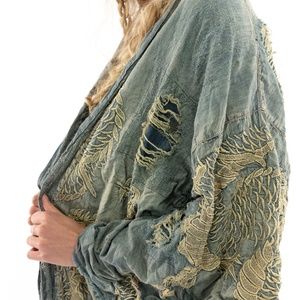 Magnolia pearl danji dragon kimono